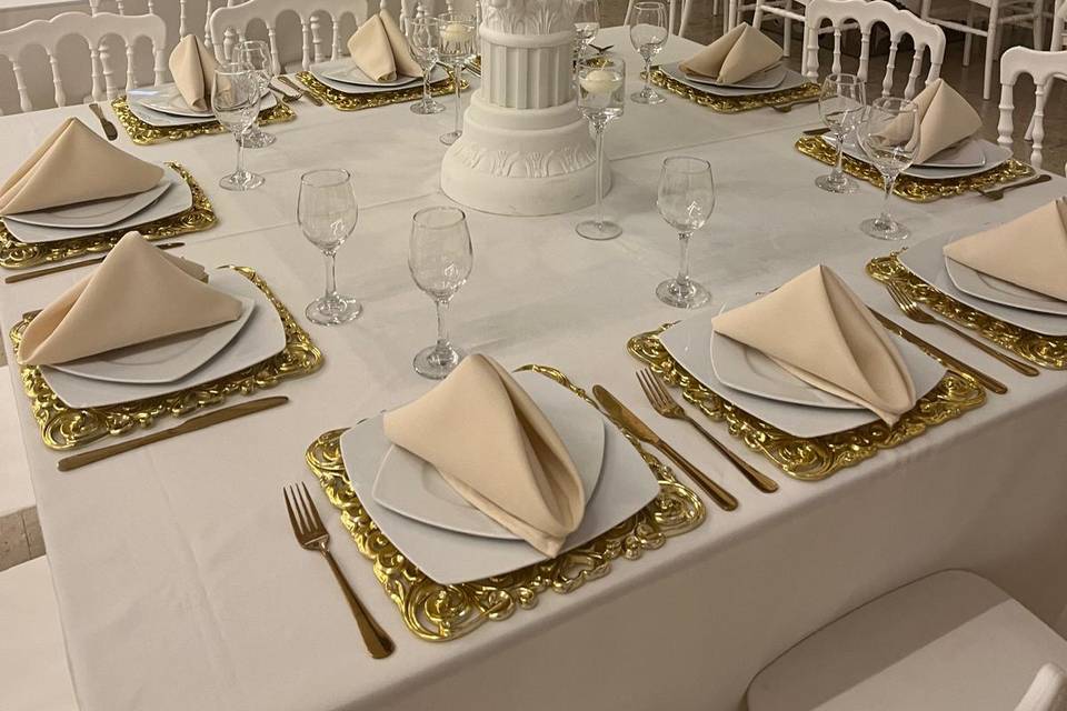 Mise en place des tables