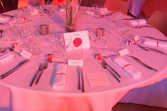 Décoration des tables