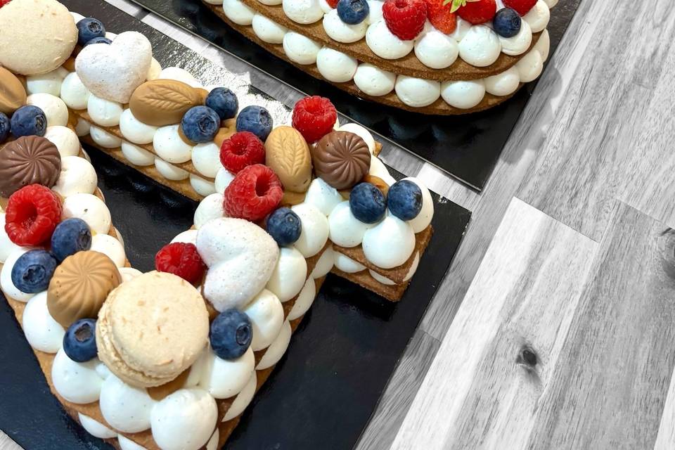 Numbers cakes