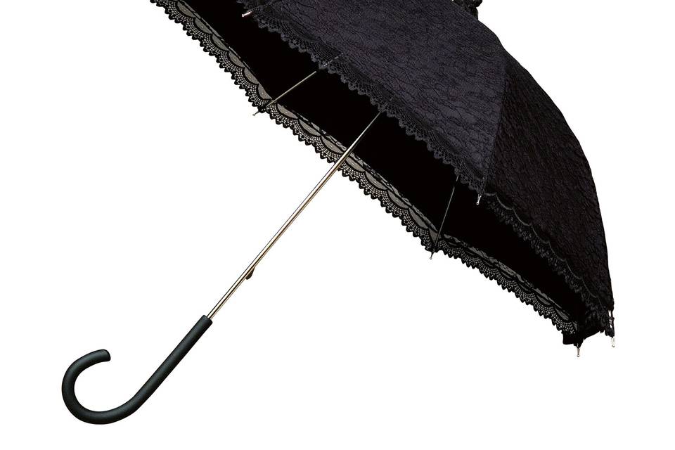 Parapluie dentelle noir