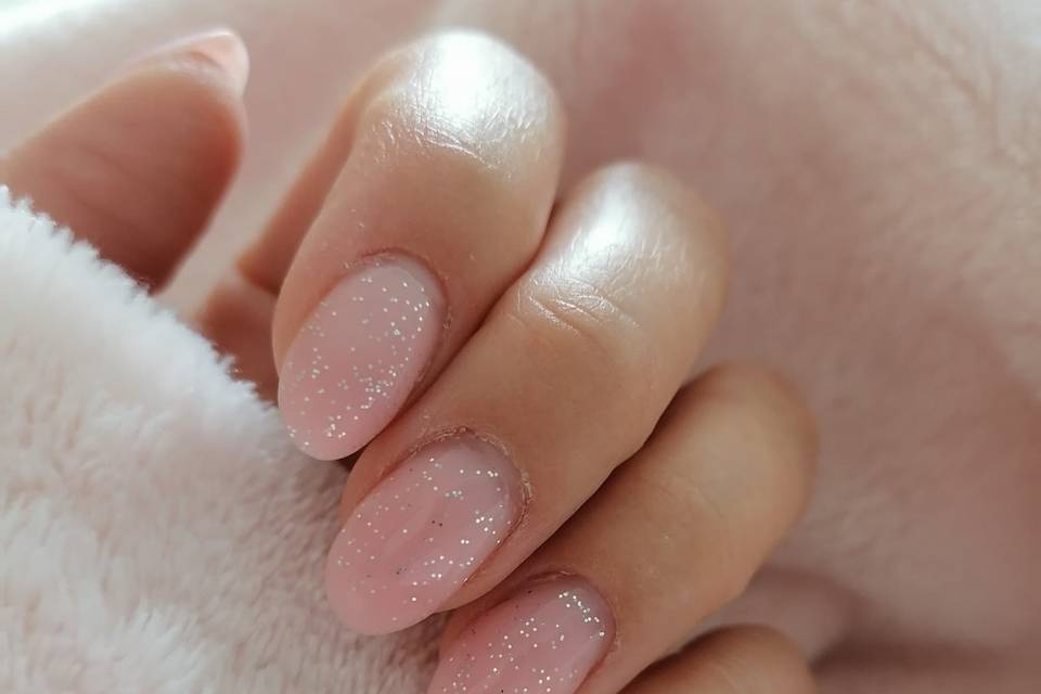 Milky Pink pailletté