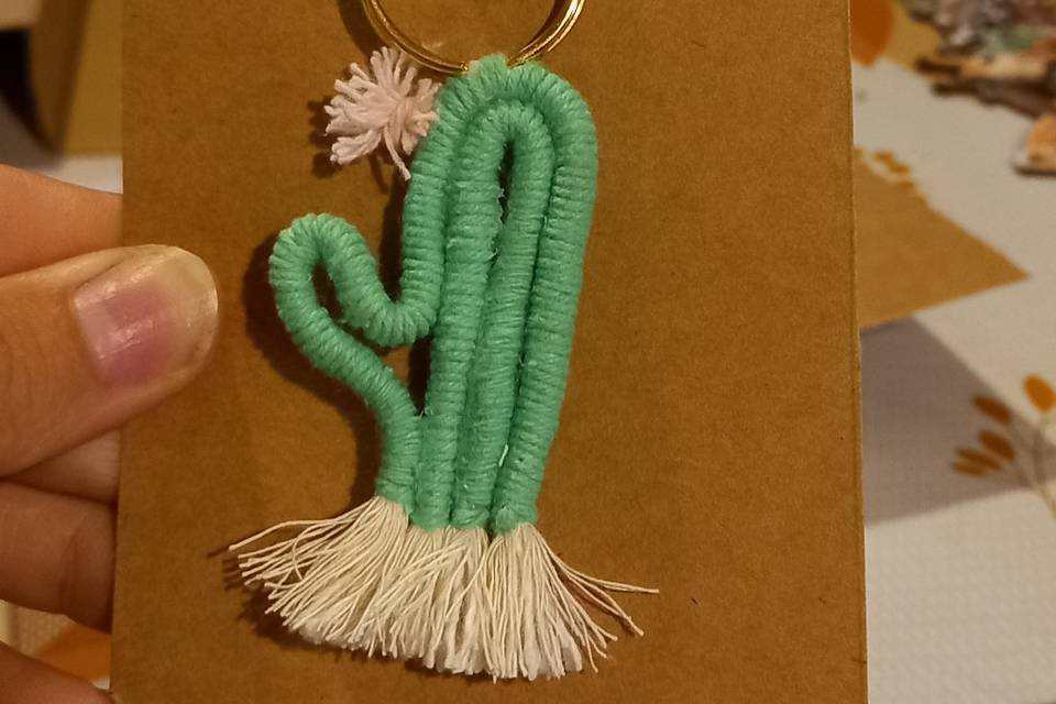 Porte clef cactus