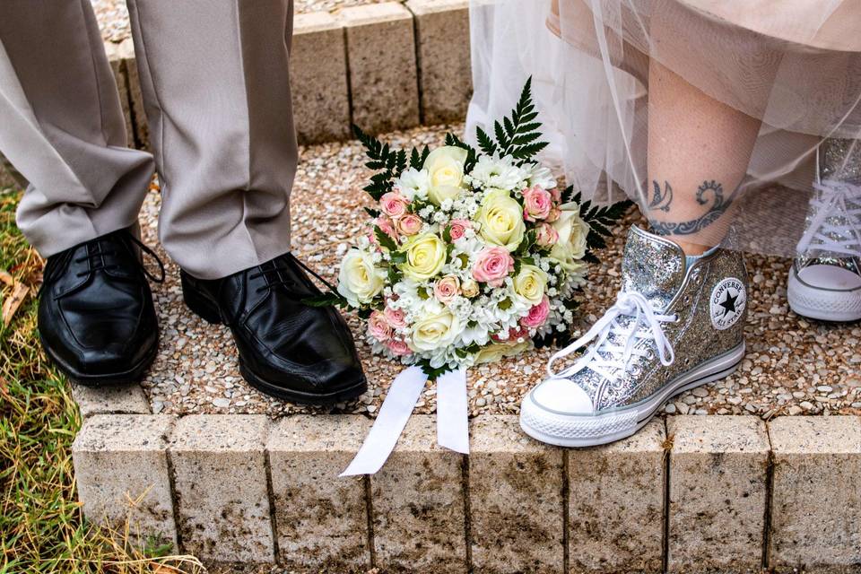 Chaussures des mariés