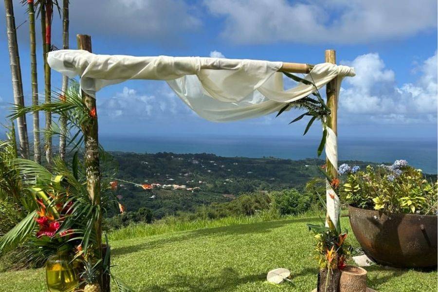 Arche cérémonie bambou