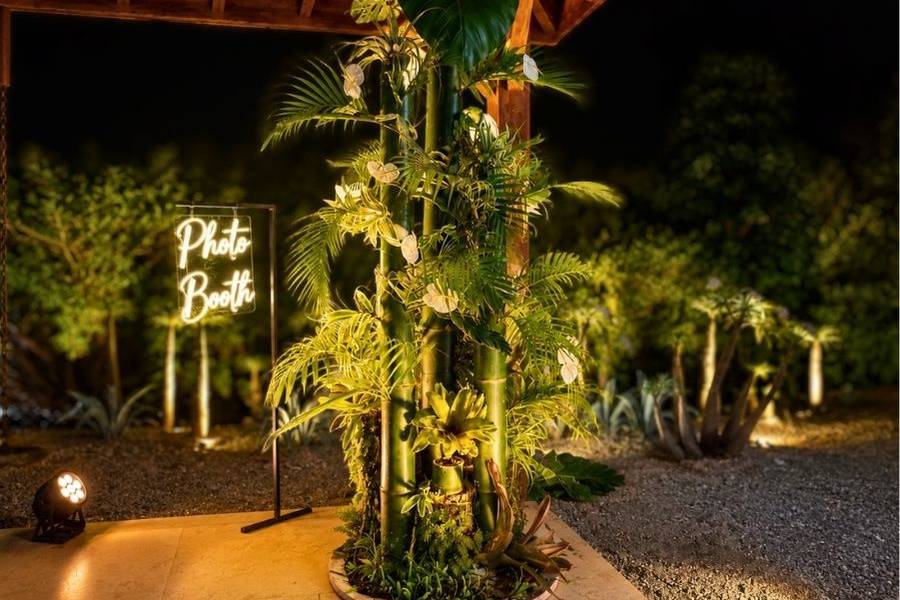 Structure bambou photobooth