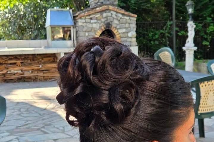 Chignon haut