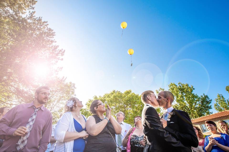 Lâcher de ballons