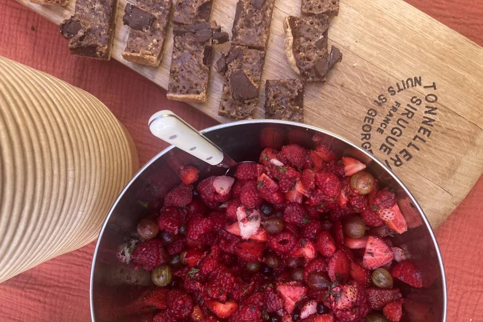 Salade de fruits rouges