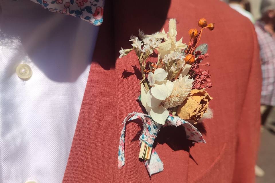 Boutonnière marié