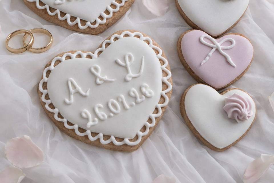 Biscuits mariage personnalisés