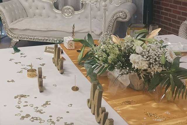 Décoration pour des fiançailles