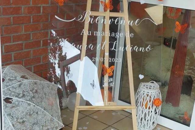 Panneau de bienvenue