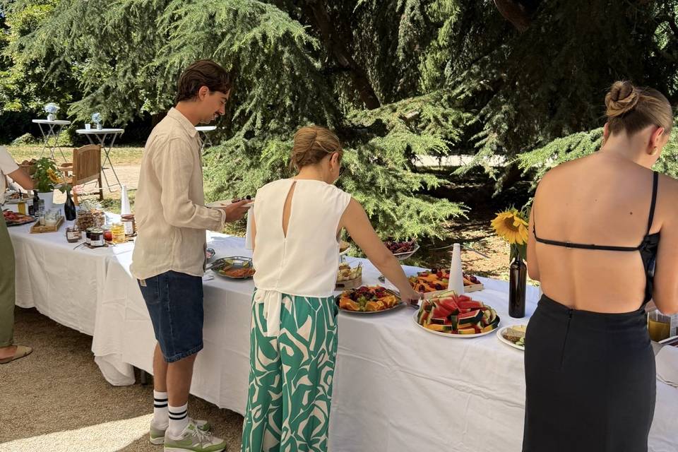 Buffet en action !