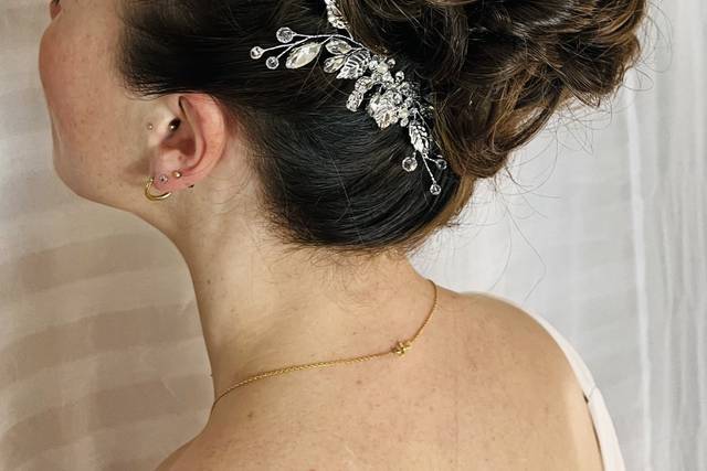Chignon romantique
