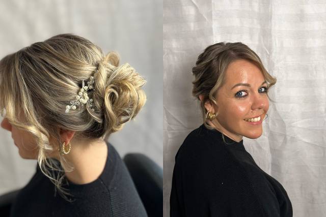 Chignon glamour