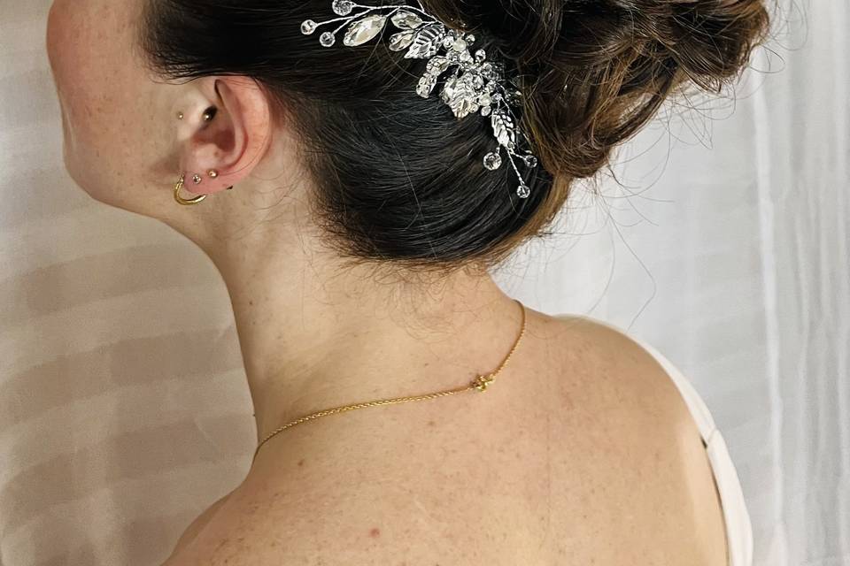 Chignon romantique