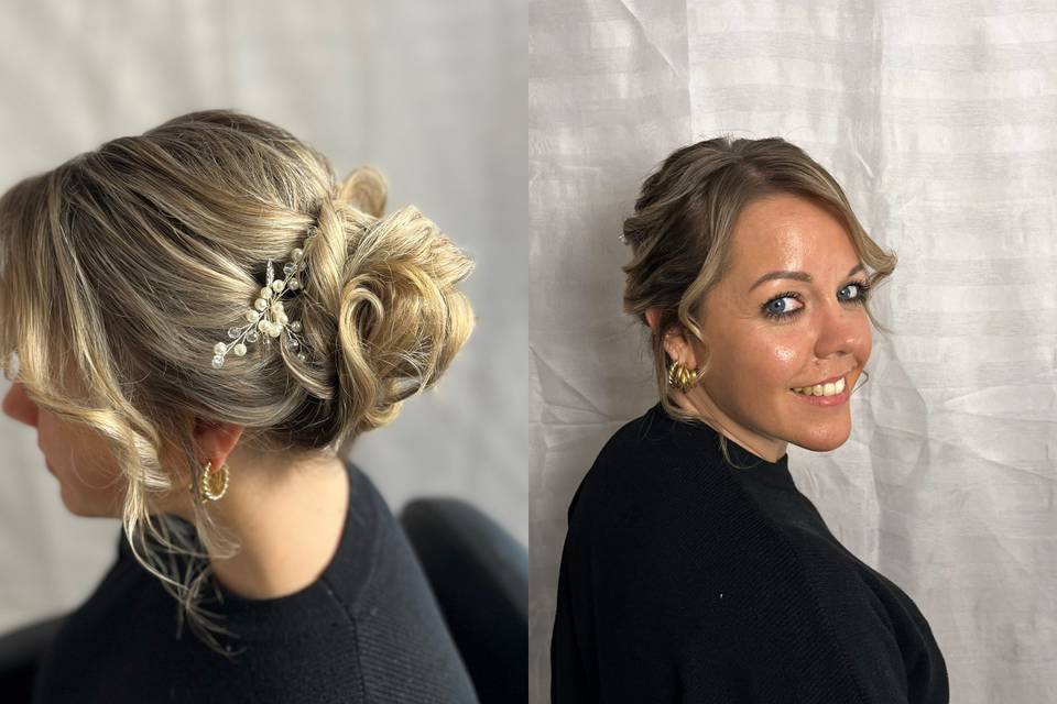 Chignon glamour