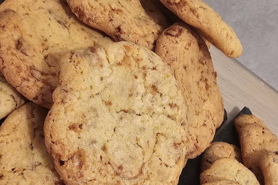 Cookies cacahuètes caramélisée