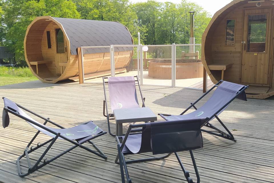 Spa et saunas tonneau