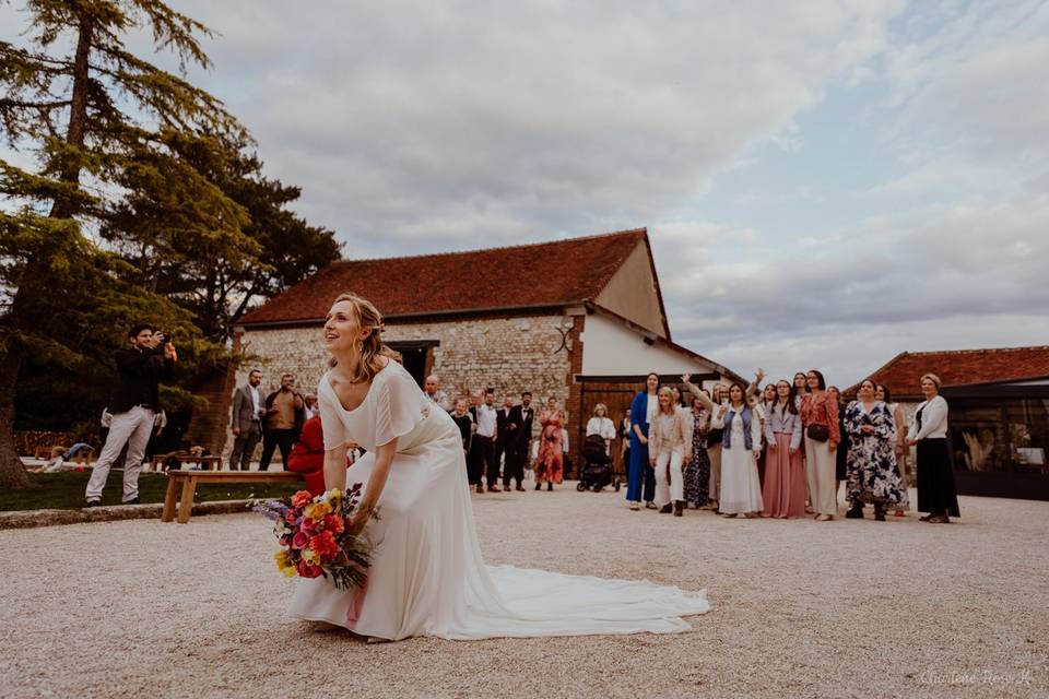 Lancer de bouquet