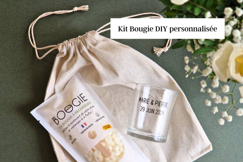 Kit Bougie DIY Personnalisé