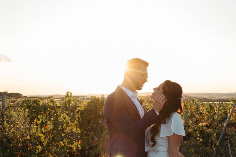 Mariés au vignoble