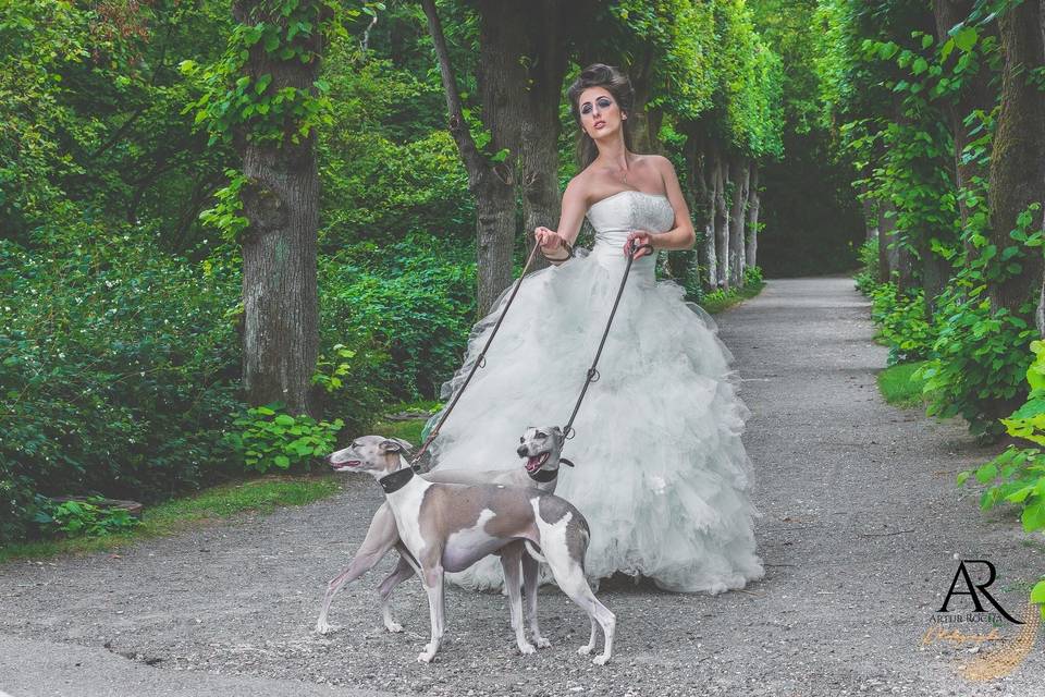 Shooting mariée