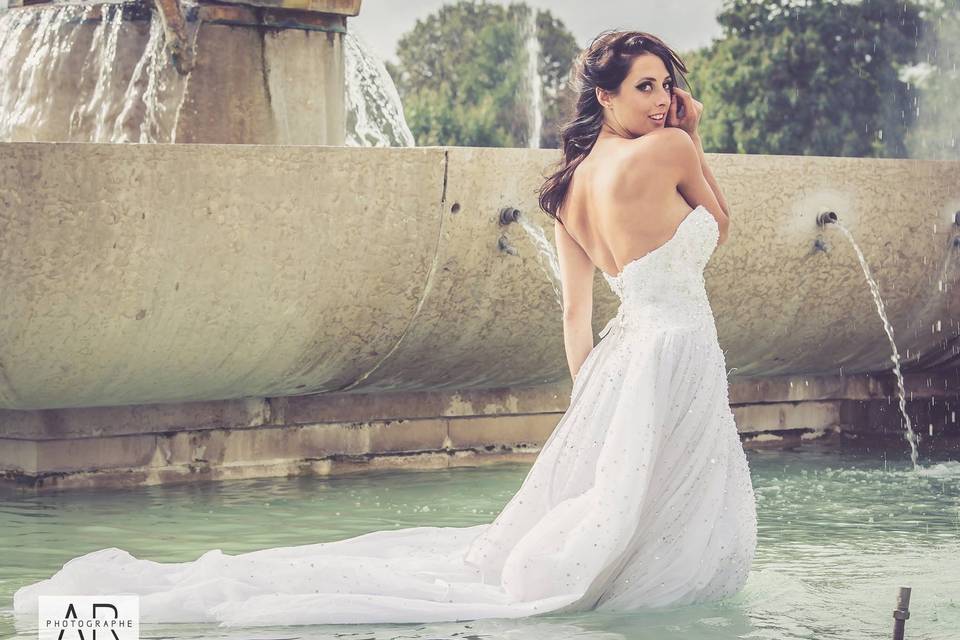 Shooting mariée