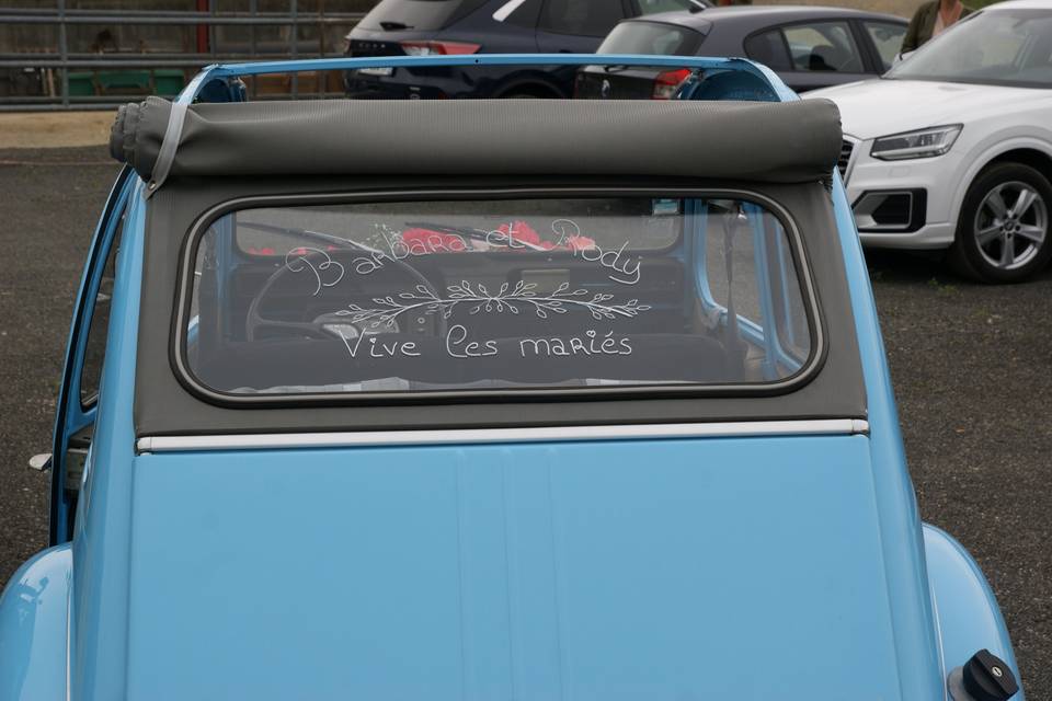 Décoration lunette arrière