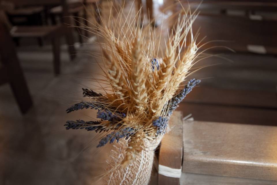 Blé dans l'église