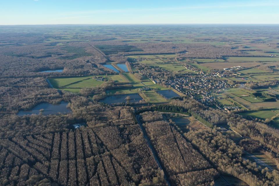 Vue aérienne