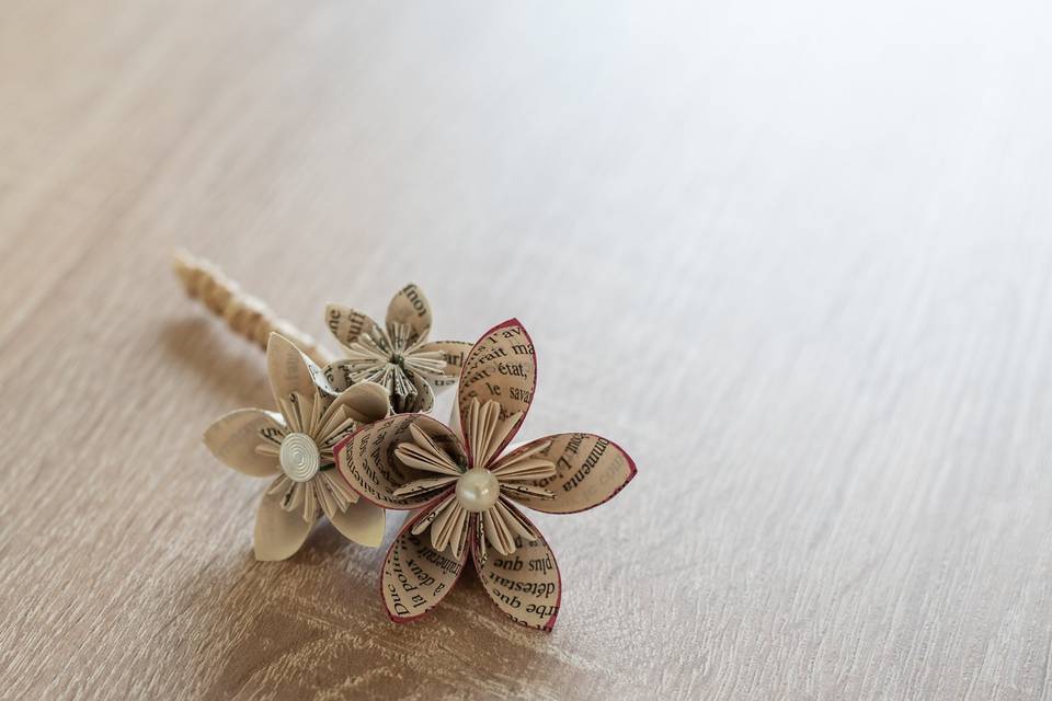 Boutonnière pour les hommes