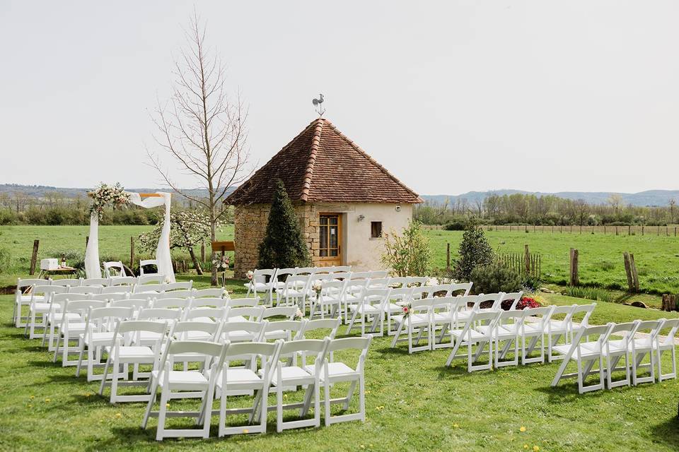 Mise en place de cérémonie