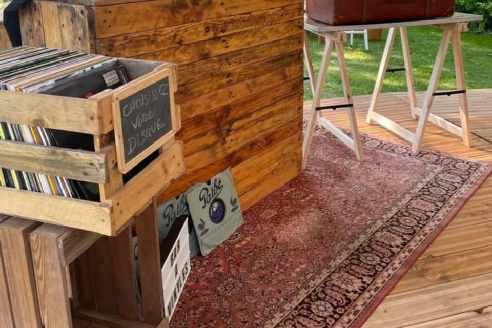 Bar à vinyles