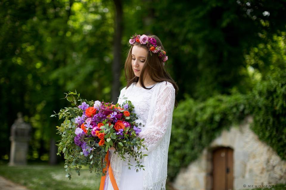 Bouquet de mariée opulent