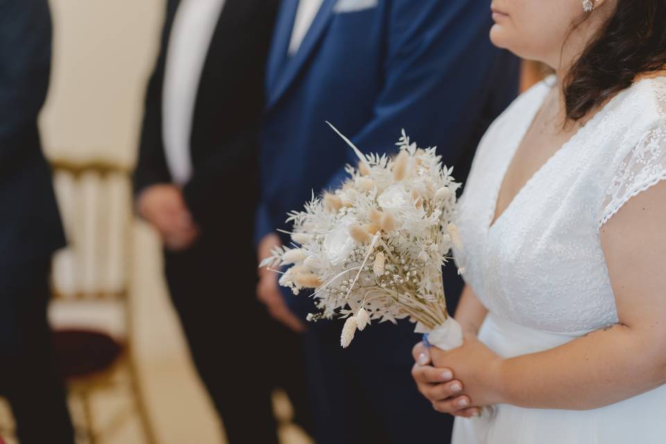 Bouquet de fleurs séchées