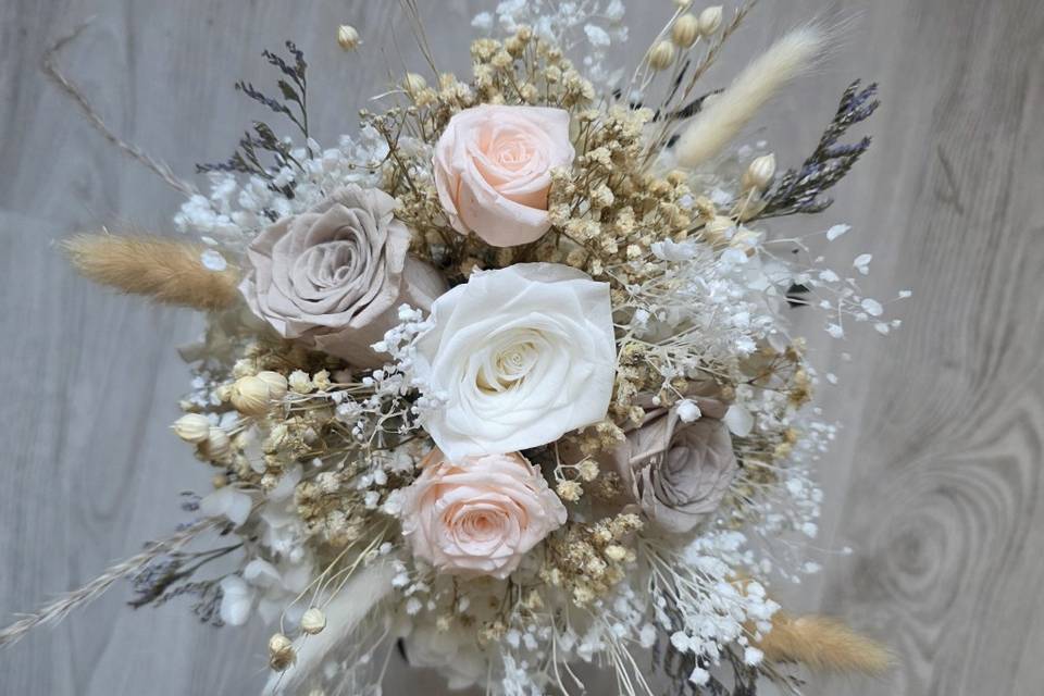 Bouquet rond mariée