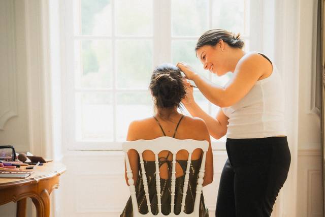 Séance maquillage
