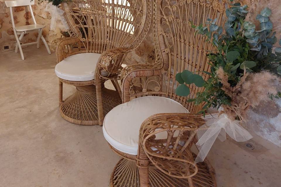 Chaises mariés