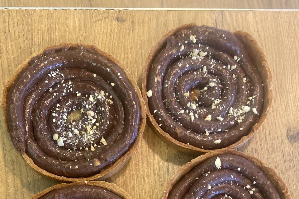 Tarte pralin choco