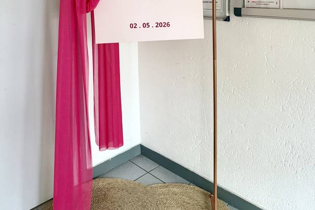 Panneau de bienvenue