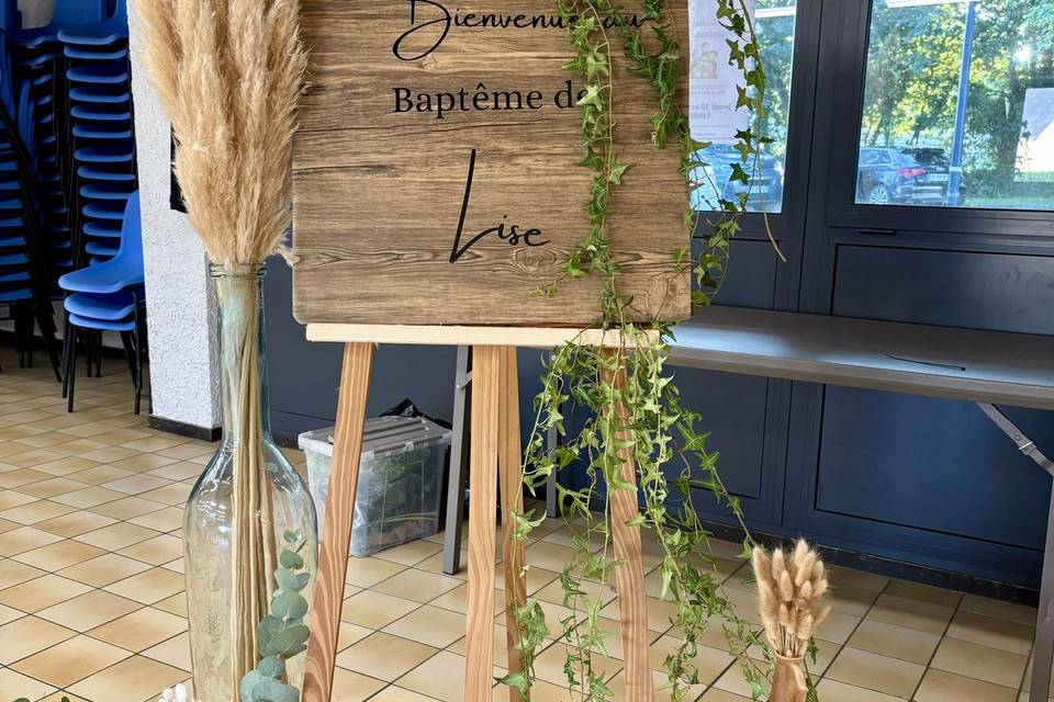 Panneau de bienvenue
