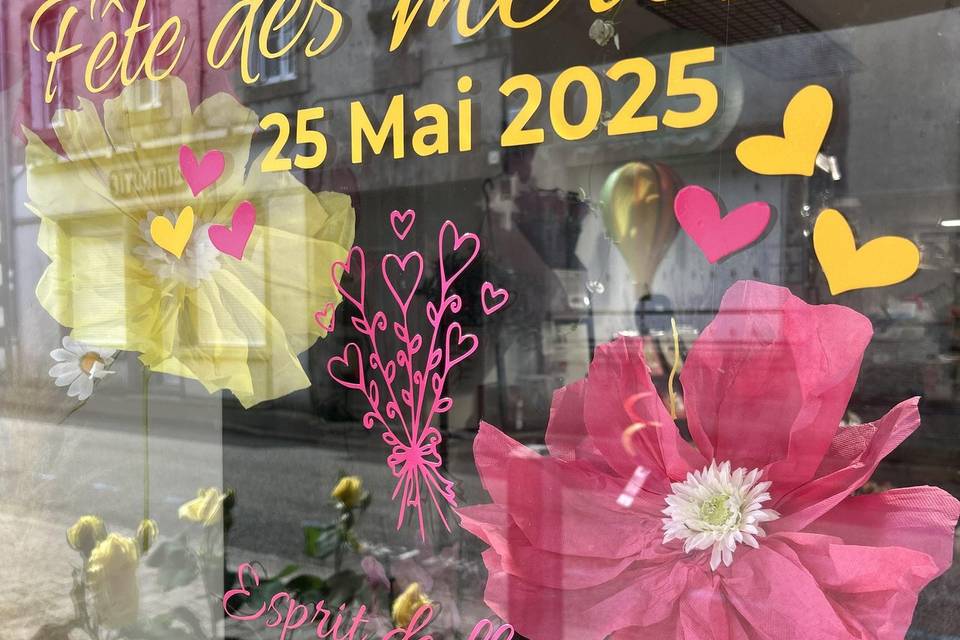 Décoration de vitrine