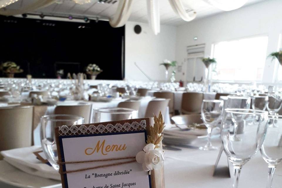 Menu mariage