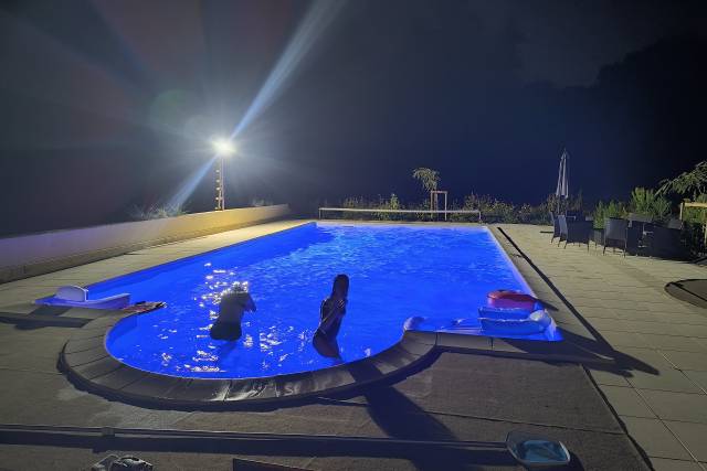 Piscine nuit