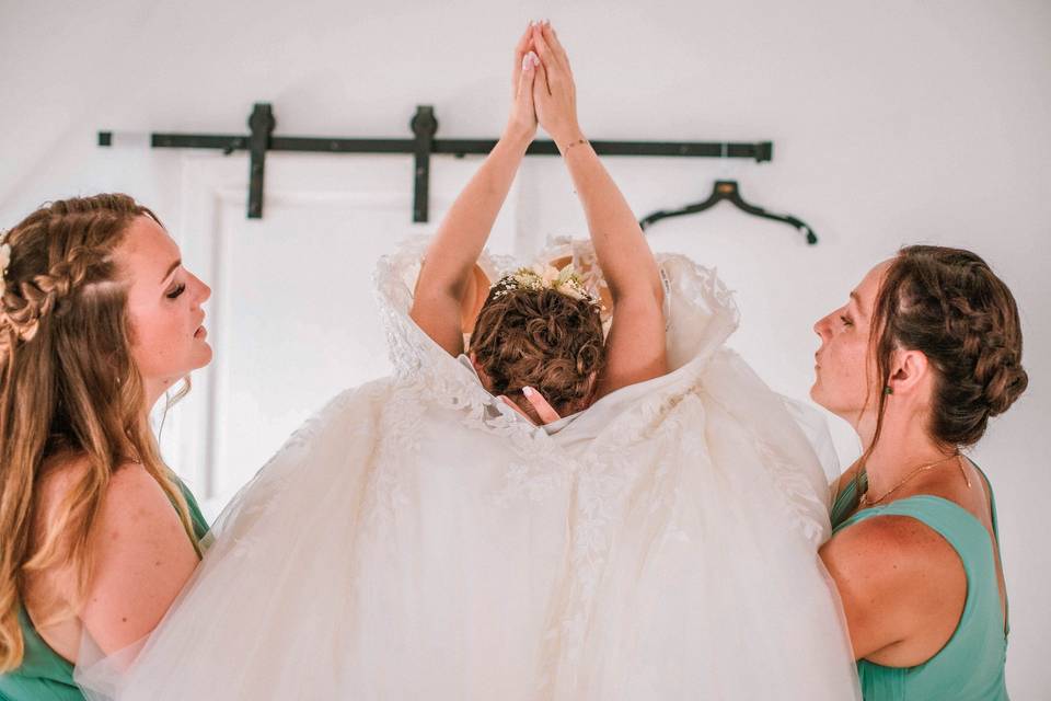 Préparatif mariée