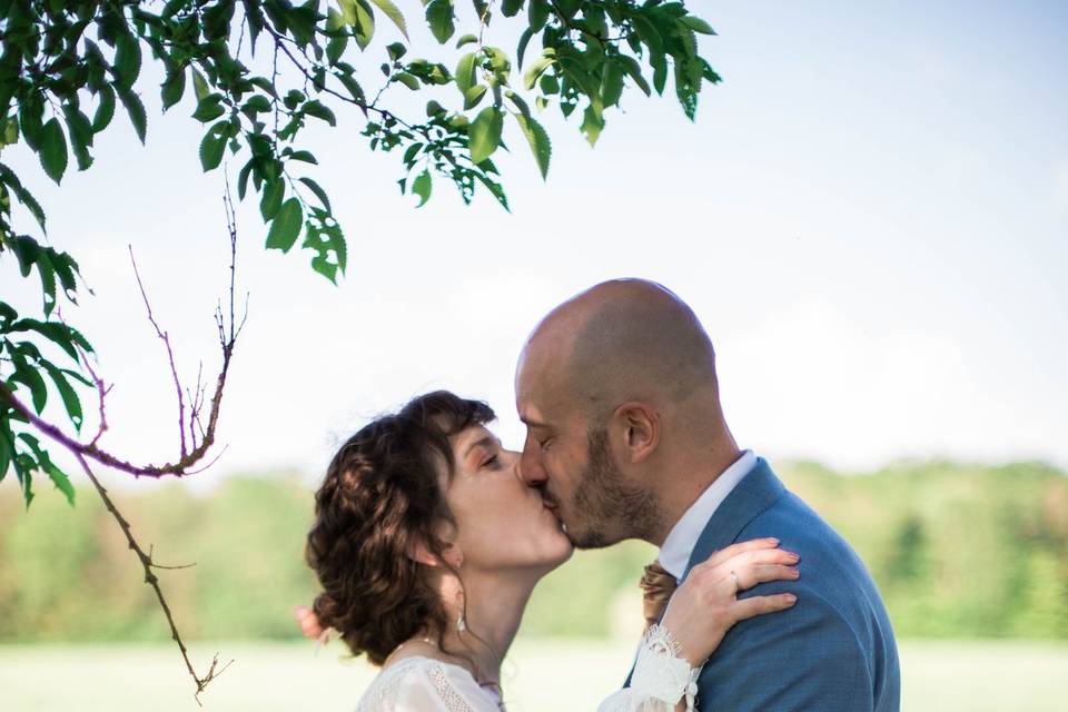 Arrivée mariée à l'église