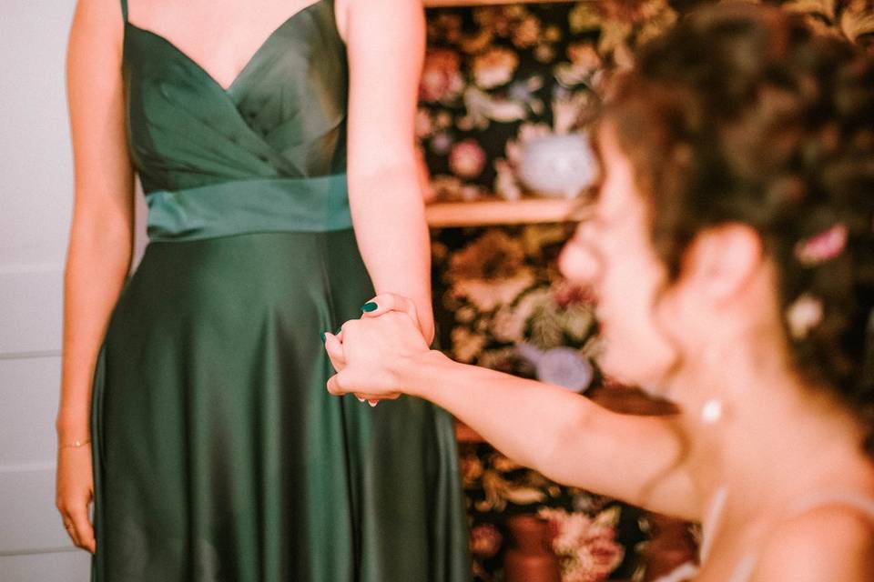 Mariée avec sa soeur