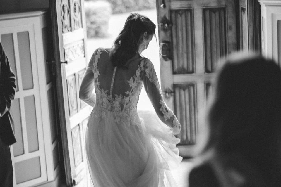 Arrivée de la mariée