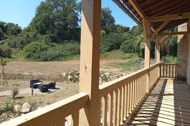 Balcon et ile